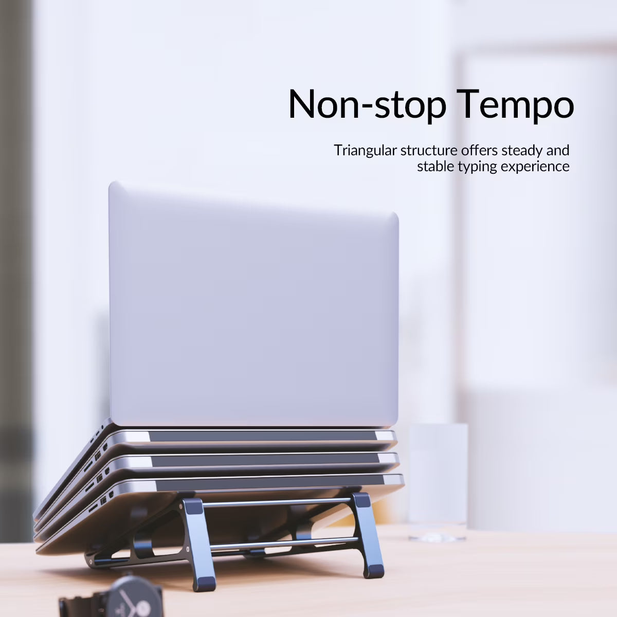 ORICO Ergonomic Desk Laptop Stand for 11–17.4" Laptop Aluminum Stable Computer Riser