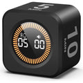 KADAMS Pomodoro Timer Cube, 5/10/25/50 Minute Countdown Timer, LED Display, Mute & Ring Alert